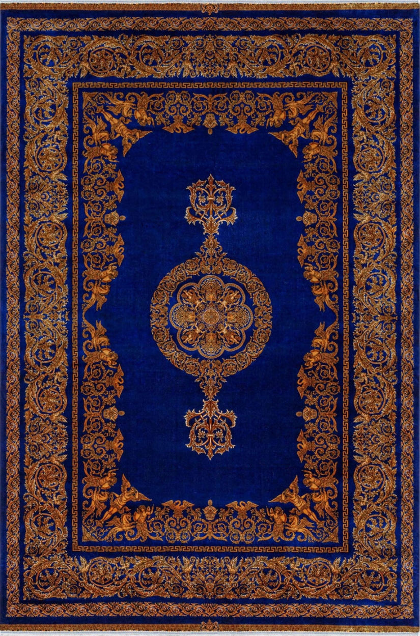 Silk carpet - code 5518