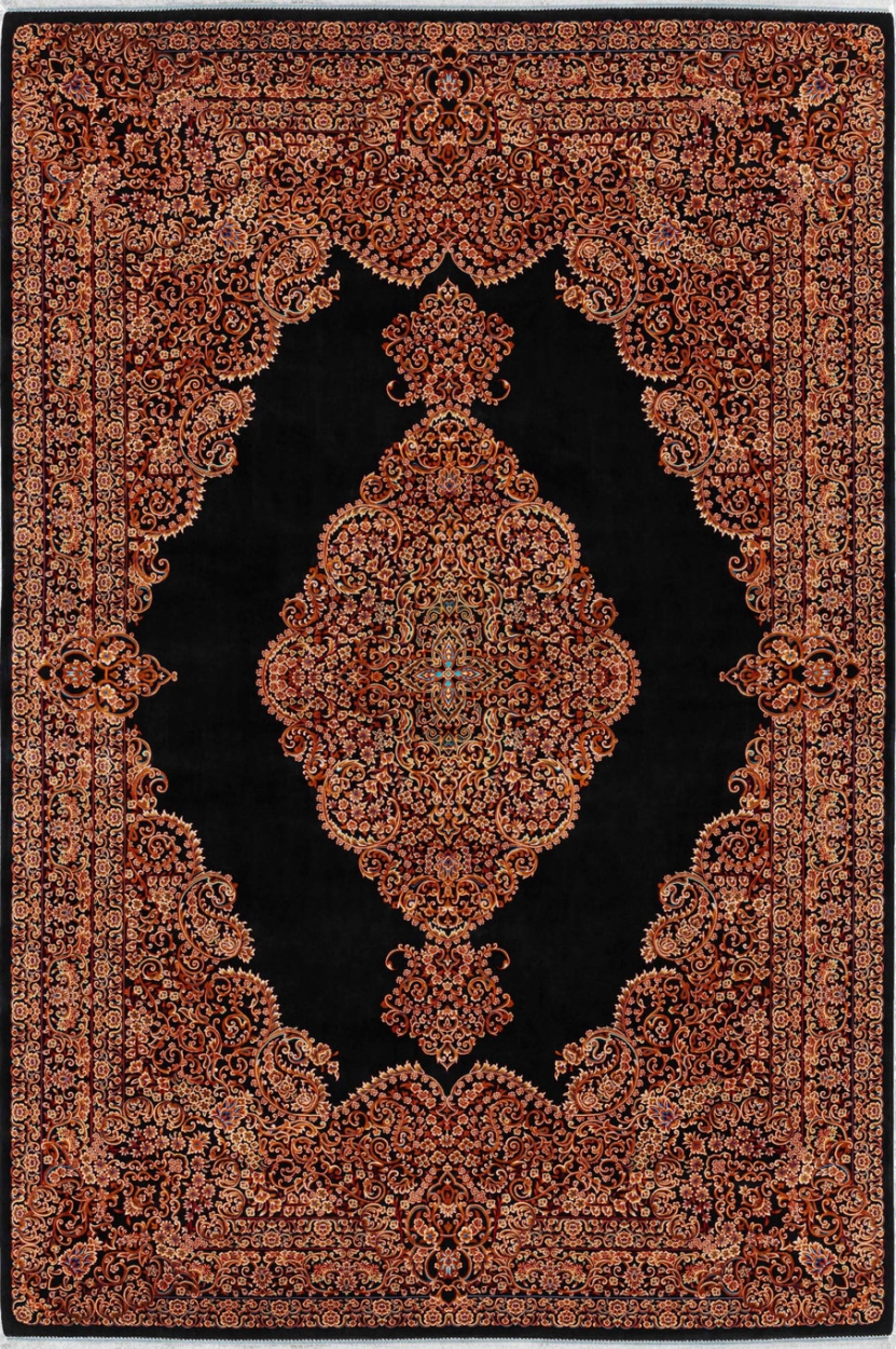 Silk carpet - code 5520