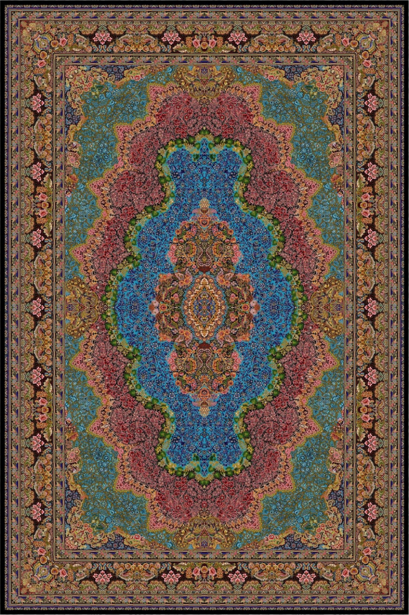 Silk carpet - code 5523
