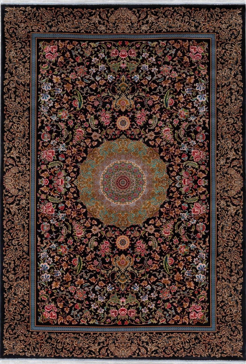 Silk carpet - code 5525