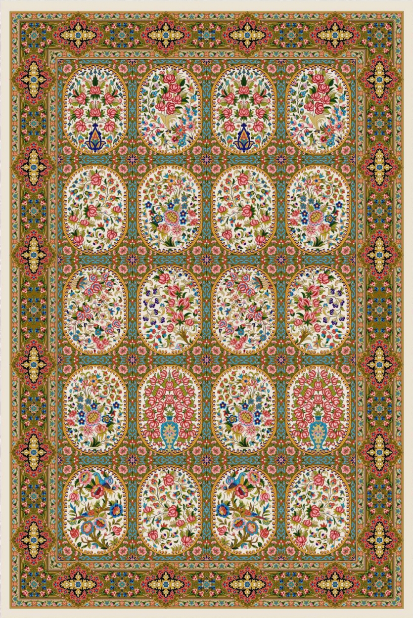 Silk carpet - code 5543
